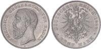 Baden 5 Mark 1888 Großherzog Friedrich I. 1852-1907 Prachtexemplar, vz-s... 2950,00 EUR kostenloser Versand
