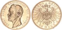 Hessen 20 Mark 1893 Großherzog Ernst Ludwig 1892-1918 fast vz 2475,00 EUR kostenloser Versand