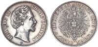 Bayern 2 Mark 1876 König Ludwig II. 1864-1886 fast vz mit alter Patina 265,00 EUR  zzgl. 5,00 EUR Versand