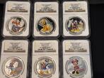 NIUE S$2 2014 Disney Characters 6 coins NGC PF 70 ULTRA CAMEO