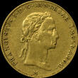 ITALY 1/2 sovrano 1835 M Francis I