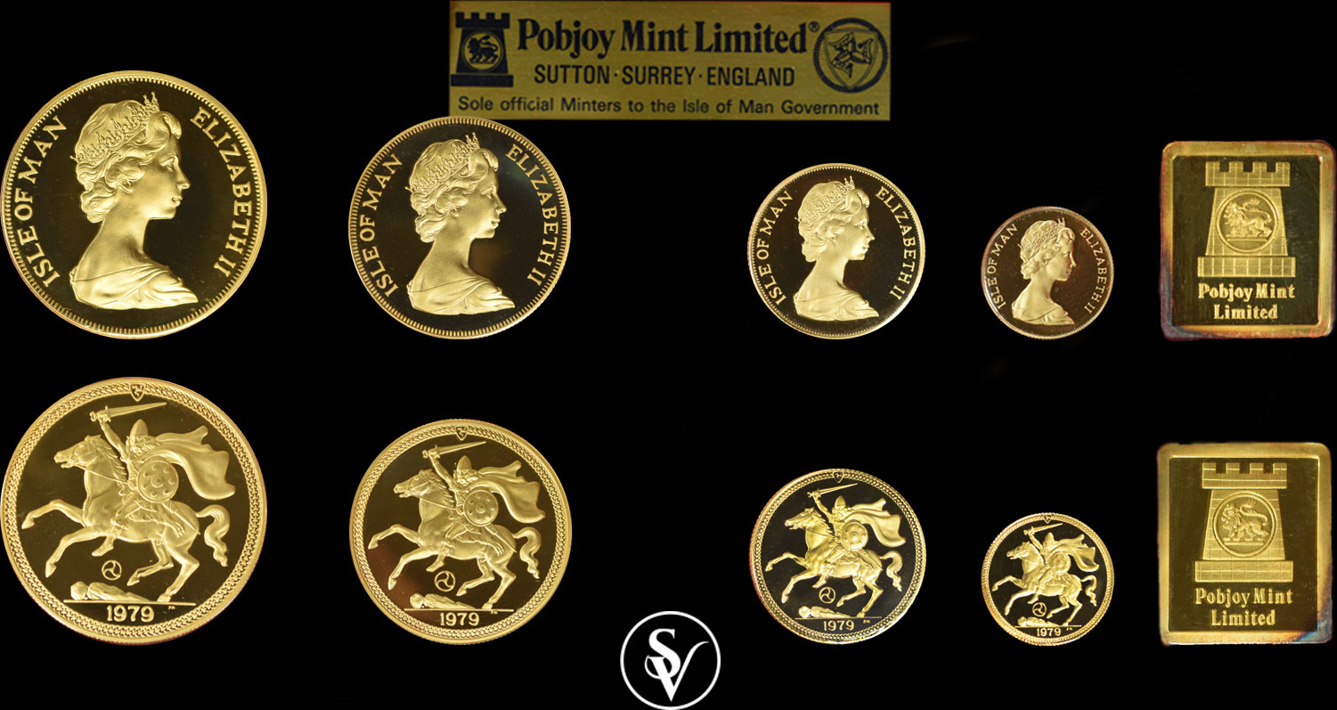 Isle of man 4 coin set proof 1979 Elizabeth II | MA-Shops