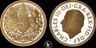 Great Britain 1 proof sovereign Memorial Elizabeth II - King Charles III -