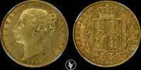 G.BRITAIN 1sovereign Victoria shield -