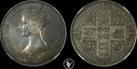 G.BRITAIN CROWN Victoria Gothic -