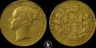 Great Britain sovereign Victoria shield -