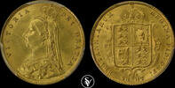 Great Britain 1/2 SOV Victoria Jubilee shield -