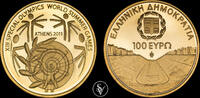 GREECE 100 euro 2011 Special Olympics  900,00 EUR  zzgl. 30,00 EUR Versand
