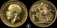 Great Britain sovereign George V -