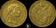 ITALY 1/2 sovrano 1835 M Francis I  950,00 EUR  zzgl. 30,00 EUR Versand