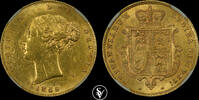 G.BRITAIN 1/2SOV 1859 Victoria shield NGC AU DETAILS 420,00 EUR  zzgl. 20,00 EUR Versand