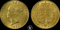 Great Britain 1/2 Sovereign 1853 Victoria shield MS62 PCGS 900,00 EUR  zzgl. 30,00 EUR Versand