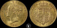 Great Britain 1/2 Sovereign 1861 Victoria shield MS62 PCGS 900,00 EUR  zzgl. 30,00 EUR Versand