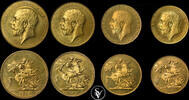 G.Britain 4 coin set 1911 Coronation proof set George V CGS 85 18000,00 EUR  zzgl. 30,00 EUR Versand