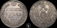 Russia 1 Ruble 1841 Nikolai I / Aleksandr II  500,00 EUR  zzgl. 20,00 EUR Versand