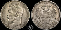 Russia 1 Rouble 1897 Nikolai II  200,00 EUR  zzgl. 20,00 EUR Versand