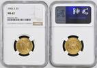 USA $5 HALF EAGLE 1906 Liberty Head NGC MS 62 1050,00 EUR  zzgl. 30,00 EUR Versand