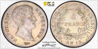   France - Napoléon - 1 franc AN 13 Paris - PCGS MS63  1600,00 EUR  zzgl. 15,00 EUR Versand