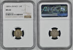 FRANCE 1/4 franc 1809 Napoléon 1er - 1/4 de franc 1809 Paris - NGC MS 63  800,00 EUR  zzgl. 15,00 EUR Versand
