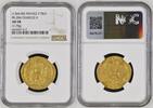  France -  Charles V - Franc à pied - NGC AU58   
