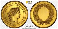 France - Medaille or Comice Agricole Sens 1880 - 39,55g - PCGS SP63 - TOP POP