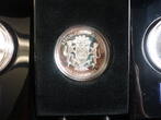 Gabun 5 x 1000 Francs CFA 2014 5 x 1 oz Afrika Springbock Münzset (Pavé) PP im Etui mit Zertifikat
