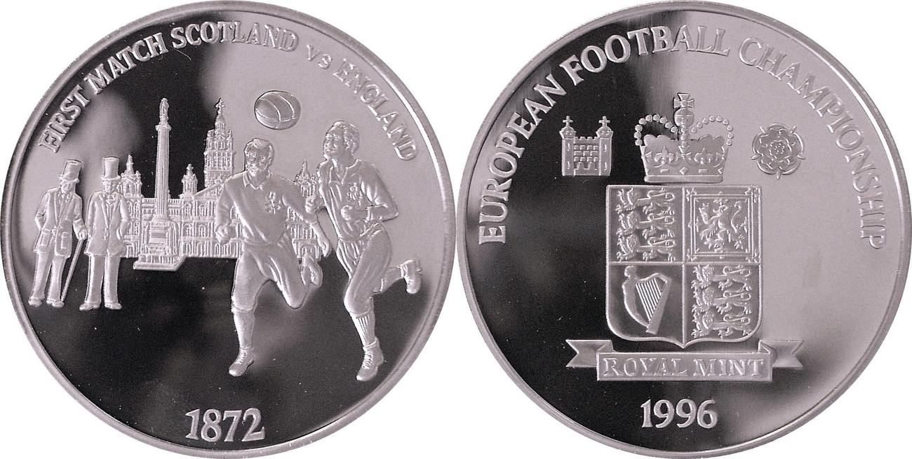 Medaille 1996 European Football Championship First Match Scotland Vs England Mit Zertifikat Pp Gekapselt Ma Shops