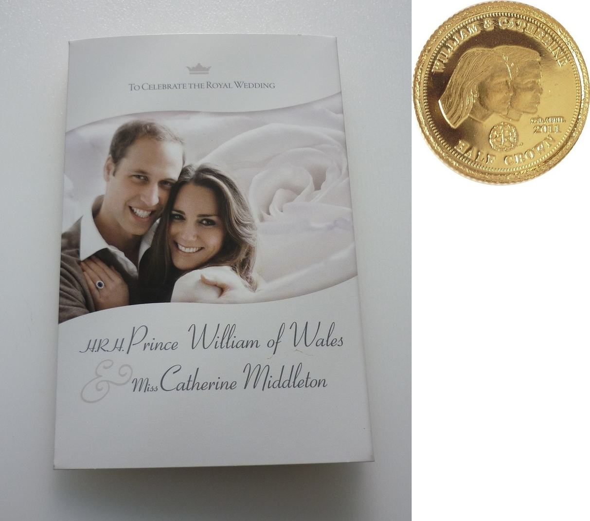 Tristan Da Cunha 1 2 Crown 2011 Hochzeit Prinz William Of Wales Miss Catherine Middleton Pp Gekapselt Mit Umverpackung Ma Shops
