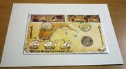 2 Pounds 1992 Gibraltar Numisbrief - 500. Jahrestag der Entdeckung Amerikas (Christoph Kolumbus) ST, RS kl. Fleck
