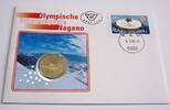 Japan 500 Yen Numisbrief - XVIII. Olympische Winterspiele 1998 in Nagano (Freistilskifahren) -