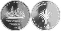 Deutschland, Germany 10 Euro 50 Jahre Segelschulschiff »Gorch Fock II« -