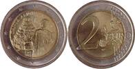 Italien, Italy 2 Euro 750. Geburtstag Dante Alighieri -