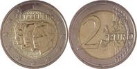 Luxemburg 2 Euro 50. Jahrestag der Ernennung Ihres Sohnes Jean zum Lieutenant -