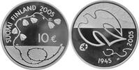Finnland 10 Euro 60. Jahrestag des Endes des Zweiten Weltkrieges - 10 Euro Gedenkmünze 2005