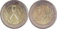 Frankreich, France 2 Euro Welt-AIDS-Tag -