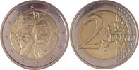 Frankreich, France 2 Euro 100. Todestag von Auguste Rodin -