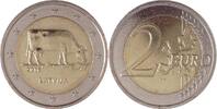 Lettland, Latvia 2 Euro Lettische Milchwirtschaft/ Landwirtschaft -
