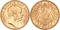 Deutschland/ Kaiserreich Sachsen 10 Mark Georg von Sachsen (Großer Adler)