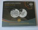 Deutschland, BRD, Germany 20 Euro 900 Jahre Freiburg -