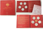 Deutschland/ Bundesrepublik Deutschland 10 DM Gedenkmünzen Set im Blister/ ohne Folie - "50 Jahre Grundgesetz der BRD&quo