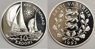 Estland 10 Krooni XXV. Olympische Sommerspiele 1992 in Barcelona (Segelboote)