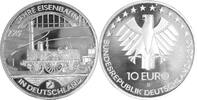Deutschland, Germany, BRD 10 Euro 175 Jahre Eisenbahn in Deutschland -