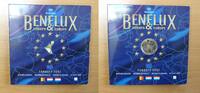 Belgien, Niederlande, Luxemburg 3 x 3,88 € Offizieller Kursmünzensatz - BeNeLux -