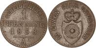 Deutschland/ Lippe-Detmold 1 Pfennig Paul Friedrich Emil Leopold 1851-1875 -