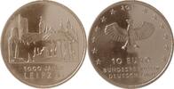 Deutschland, BRD 10 Euro 1000 Jahre Leipzig -