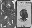 Australien 1 Dollar 1 oz Münzbarren - Dragon Rectangle -