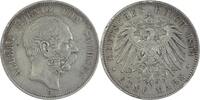 Deutschland/ Kaiserreich Sachsen 5 Mark Albert 1873 - 1902 -