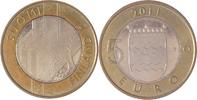 Finnland, Suomi 5 Euro Historische Landschaften in Finnland (Sägeblätter und Zahnräder) -
