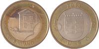 Finnland, Suomi 5 Euro Historische Landschaften in Finnland (Blockhaus) -