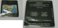 San Marino 0,70 € Offizieller Minisatz/ Coincard -